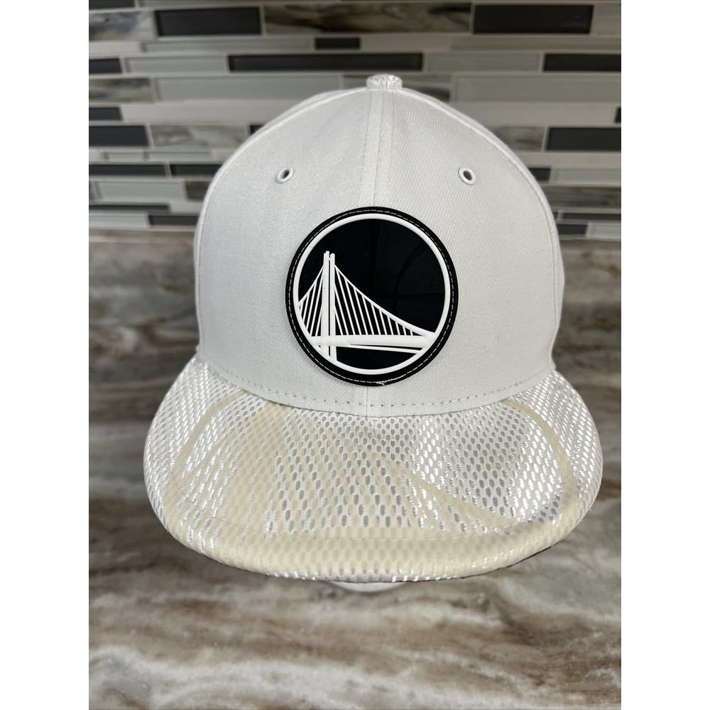 New Era Golden State Warriors "Strength In Numbers" Hat NBA White SnapBack - Picture 2 of 10